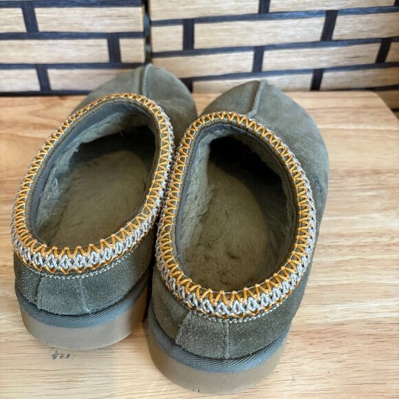 UGG Green Tasman Slippers Size 9 - Picture 7 of 8